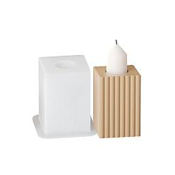 Белый Силиконовые формы для свечей своими руками, для ароматических свечей, прямоугольные, белые, 55x55x61 мм