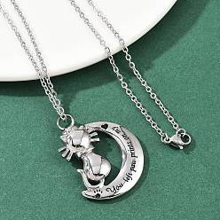 Cat Shape 304 ожерелья из нержавеющей стали с черной эмалью в виде урны для праха домашних животных, цвет нержавеющей стали, форма кошки, 19.69 дюйм (50 см)