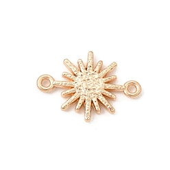 Light Gold Подвески-коннекторы из сплава в тибетском стиле, солнечные лучи, золотой свет, 21x15x2.8 мм, отверстие : 1.6 мм, Около 471 шт / 1000 г