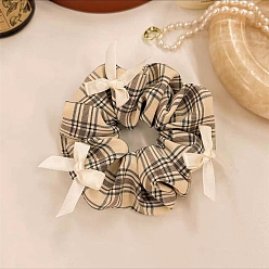 Moccasin Cloth Hair Ties, Moccasin, 100mm