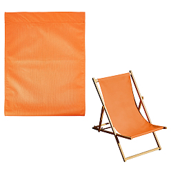 Orange Chair Oxford Cloth, Beach Chair Cloth Replacement Supplies, Orange, 1156x435x1.5~4mm