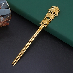 Golden Alloy Hair Stick Findings, Golden, 158x25mm