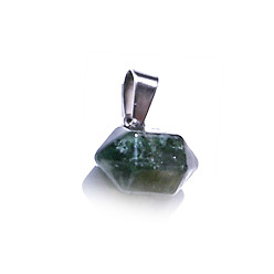 Indian Agate Natural Indian Agate Double Terminal Pointed Pendants, Faceted Bullet Charms, 10x16mm