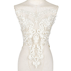 Белый 1цветок из поликарбонатной ткани, украшения для шитья своими руками, белые, 500x375x1.5 мм