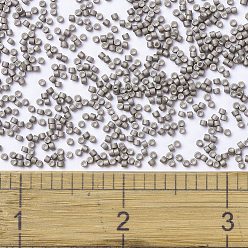 (DB1169) Galvanized Matte Pewter MIYUKI Delica Beads, Cylinder, Japanese Seed Beads, 11/0, (DB1169) Galvanized Matte Pewter, 1.3x1.6mm, Hole: 0.8mm, about 10000pcs/bag, 50g/bag