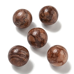 Природный Драгоценный Камень Статуэтки из натурального осеннего камня, круглые шары, статуи для украшения рабочего стола для домашнего офиса, 20 мм