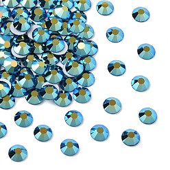 23980 200 Jet AB Preciosa® maxima crystal без горячей фиксации плоские камни, чешский хрусталь, срыв твердой мозговой оболочки, круглый(438 11 615 шатон-роза), 23980 200 струя аб, ss 10 (2.7~2.9 мм)