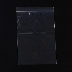 Белый Пластиковые сумки на молнии, многоразовые упаковочные пакеты, верхнего уплотнения, мешок с самоуплотнением, прямоугольные, белые, 23.8x16 см, односторонняя толщина: 2.1 мил(0.055мм), внутренней меры: 15.9x21.8 см, 100 шт / пакет