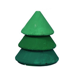 Ghost White DIY Candle Making Silicone Molds, Christmas Theme, Tree, Ghost White, 7.4x8.7cm, Inner Diameter: 6.2cm