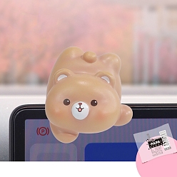 Медведь Креативное украшение из смолы, медведь, 33x36x25 мм