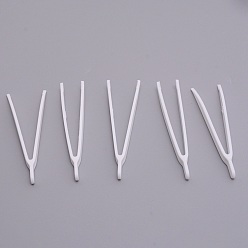 Белый Пластиковые бисером пинцет, для поделок ручной работы бижутерия, белые, 7.5x0.8x0.8 см