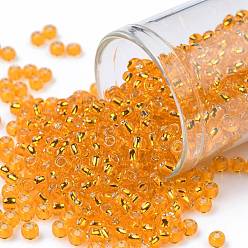 (30) Silver Lined Light Hyacinth TOHO Round Seed Beads, Japanese Seed Beads, (30) Silver Lined Light Hyacinth, 8/0, 3mm, Hole: 1mm, about 222pcs/bottle, 10g/bottle