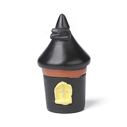 Дом Хэллоуин орнамент, украшение дисплея статуи из смолы, Украшение дома с микро-ландшафтом, дом, 19x34 мм