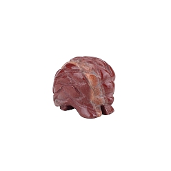 Красная Радужная Яшма Натуральная красная радужная яшма, резные фигурки целебных ёжиков, Украшения из камня с энергией Рейки, 50.8 мм