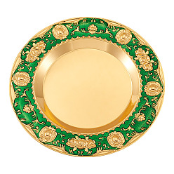 Зеленый 1плоская круглая панель дисплея из поликарбоната для демонстрации аромата, зелёные, 20x1 см, Внутренний диаметр: 11.1 cm