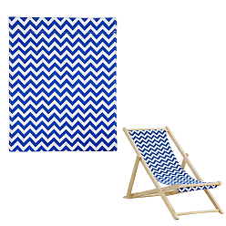 Azul Tela de lona y oxford para sillas, suministros de reemplazo de tela para silla de playa, azul, 1160x420x1.5~3 mm