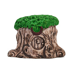 Верблюжий Искусственный домик на дереве украшения из смолы, для украшения домашнего офиса, верблюжие, 49.5x41x35.5 мм