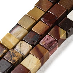 Моокаит Природные mookaite бисер нитей, кубические, 6~6.5x6~6.5x6~6.5 мм, отверстие : 1.2 мм, около 63~64 шт / нитка, 15''~15.16'' (38.1~38.5 см)