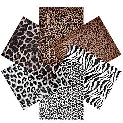 Mixed Color VINYL Heat Transfer Film, Garment Accessories, Rectangle, Mixed Color, 30.5x25cm, 6pcs/set