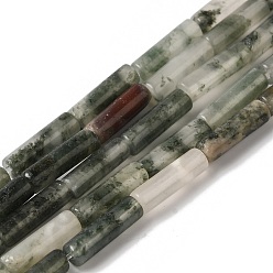 Другие Нефриты Природного нефрита нитей бисера, колонка, 13x4 мм, отверстие : 1 мм, около 28 шт / нитка, 15.08'' (38.3 см)