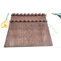 Перу Деревянные выставочные витрины ювелирных изделий, дисплея ожерелья, Перу, 26x26 см