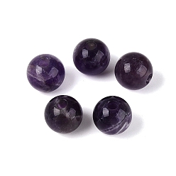 Amethyst Natürlichen Amethyst Perlen, glatte Rundung, 12x11~11.5 mm, Bohrung: 3 mm