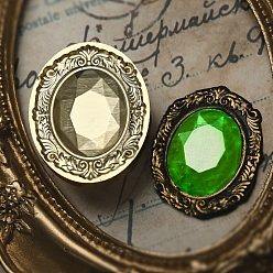 Oval Золотая восковая печать, латунная головка штампа, для приглашений, конверты, подарочная упаковка, овальные, 30x25 мм