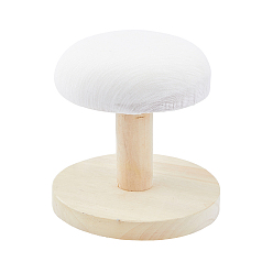 Белый Дым Деревянный гладильный коврик, губка с ватой круглый стул, портативный небольшой сундук гладильная доска столешница, серый, 173x170 мм