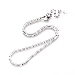 Нержавеющая Сталь Цвет 2.5мм 304 цепочки-ёлочки из нержавеющей стали, не тускнеет, цвет нержавеющей стали, 15.94 дюйм (40.5 см)