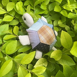 Navajo White DIY Turtle Needle Pin Cushions Embroidery Kits for Beginner, Including Embroidery Cloth & Thread, Needle, Instruction Sheet, Navajo White, 140x110mm