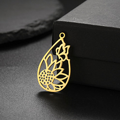 Цветок Шкентели нержавеющей стали, цветок, 31x29 мм