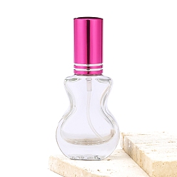 Фуксиновый 10мл стеклянные флаконы-спрей для гитары, распылитель мелкого тумана, многоразовая бутылка, красно-фиолетовые, 3.8x1.8x8 см, емкость: 10 мл (0.34 жидких унций)
