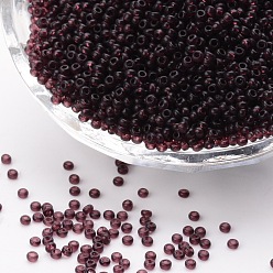 Кокосово-Коричневый Fgb 6/0 круглый стеклянный бисер класса А, прозрачные цвета, кокосового коричневый, 6/0, 4x3 мм, отверстие : 1 мм, около 4500 шт / упаковка