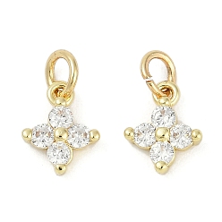 Настоящее золото 18K Стойка металлическая латунная микропрофилированная кубическая циркония подвески, без свинца и без кадмия, долговечный, , с целью перехода в кольце, реальный 18 k позолоченный, 10x8x3 мм