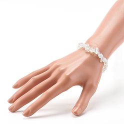 Opalite Opalite Chip Bead Stretch Bracelets for Children, Inner Diameter: 1-7/8 inch(4.8~5.1cm)