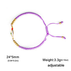 Орхидея Карта Израиля 304 Браслеты из нержавеющей стали с эмалированными звеньями, плетеные браслеты из бусин для женщин и мужчин, сиреневые, 5-7/8~11 дюйм (15~28 см)