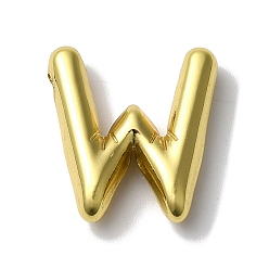 Letter W Ионное покрытие (ip) 304 подвески из нержавеющей стали, буквенное очарование, Буква W, 19x18x5 мм, отверстие : 2 мм