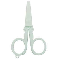 Темный Морско-зеленый Ножницы из нержавеющей стали, ножницы для вышивания, швейные ножницы, с пластиковой ручкой, темно-зеленый, 106x63 мм