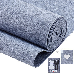 Серый Чувствовал ткань, diy crafts, прямоугольные, серые, 300x3 мм