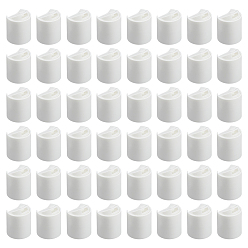 Белый ПП пластиковые пресс-колпачки, замена диска сверху, закрытие флакона с лосьоном, колонка, белые, 2.5x2.25 см