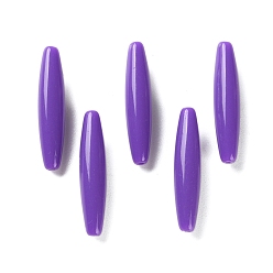 Сине-фиолетовый Непрозрачные акриловые бусины, двухконусные, синий фиолетовый, 28x6 мм, отверстие : 1.5 мм, Около 793 шт / 500 г