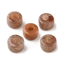 Фиолетовый Авантюрин Натуральный фиолетовый авентурин бисер, колонка, 8x5.5~6 мм, отверстие : 3~3.2 мм