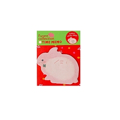 Rabbit 20 Sheets Cute Animal Pad Sticky Notes, Sticker Tabs, for Office School Reading, Rabbit, 50mm