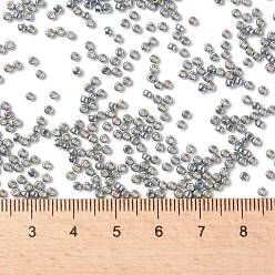 (PF565) PermaFinish Silver Grey Metallic TOHO Round Seed Beads, Japanese Seed Beads, (PF565) PermaFinish Silver Grey Metallic, 11/0, 2.2mm, Hole: 0.8mm, about 1110pcs/bottle, 10g/bottle