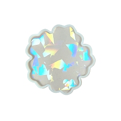 White DIY Flower Coaster Silicone Molds, Resin Casting Coaster Molds, For UV Resin, Epoxy Resin Craft Making, White, 120x120mm