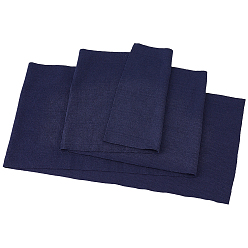 Prussian Blue Cotton Rib Fabric, Clothes Bag Accessories, Prussian Blue, 1300x200x0.8mm