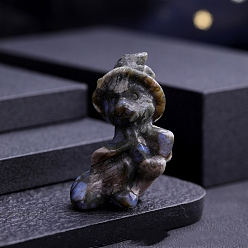 Glaucophane Украшения для кукол из натурального глаукофана, для украшения домашнего офиса, 40x30 мм