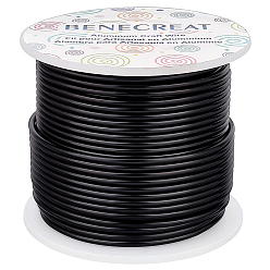 Черный Круглая алюминиевая проволока, чёрные, 12 датчик, 2 мм, около 30 м / рулон