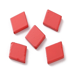 Rhombus Подвески из ракушек трохид, покерные чары, окрашеные, ромб, 17.5~18x13.5~14x2.5~3 мм, отверстие : 0.8~0.9 мм