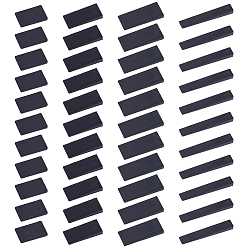 Black 120Pcs 4 Styles PP Door Window Glass Gaskets, Black, 40.5~79x13~26x1~7.5mm, 30pcs/style